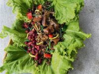 High table at Munsiyari: Rajma salad for the summer lunch