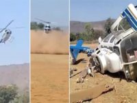 Helicopter on its way to pick Shiv Sena leader crashes in Maharashtra’s