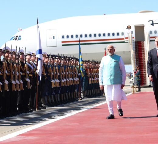 Modi lands in Russia for first visit since Ukraine offensive